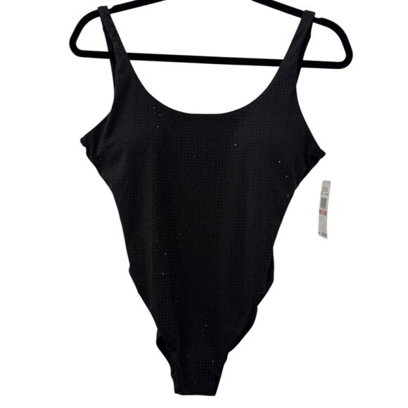 NWT! MICHAEL Michael Kors Studded Sparkle One Piece Swimsuit - Size 10 - Picture 3 of 7